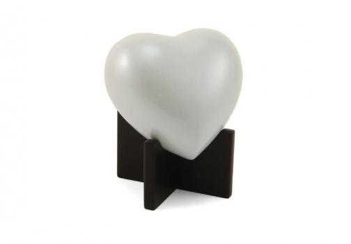 Arielle Heart White